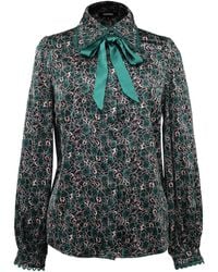Smart and Joy - Ascot Tie Print Shirt - Lyst