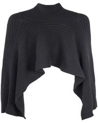 Saachi - Drapey Ribbed Shawl - Lyst