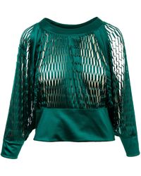Silvia Serban - Laser Cut Blouse - Lyst