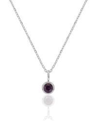 A Weathered Penny - Birthstone Necklace - Lyst