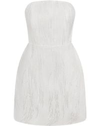 Marieta Yan - Aura Pleated Strapless Dress - Lyst