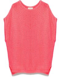 Peraluna - Fiona Openwork Knit Tunic - Lyst