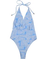 lords of harlech - Xena Inter Twine Halter One-Piece Swimsuit - Lyst