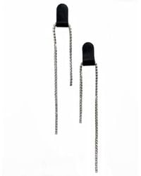 WAIWAI - Rhinestone Dangle Earrings - Lyst