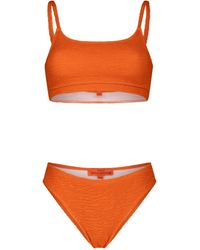 Maison Tangerine - Ibiza Textured Crinkle Bikini - Lyst