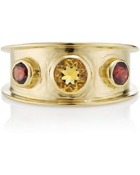 Augustine Jewels - Citrine & Garnet Statement Ring - Lyst