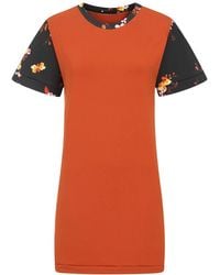 Sophie Cameron Davies - Rust Cotton T-shirt Dress - Lyst