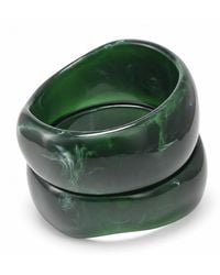 Hye Jane Jewelry - Moss Forma Resin Bangle Set - Lyst