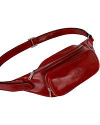 Time Resistance - Leather Sling Bag Belly Bag - Lyst
