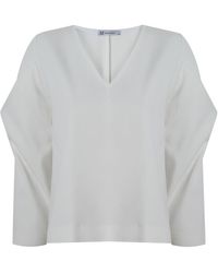 Mirimalist - Vvv Top Ecru - Lyst