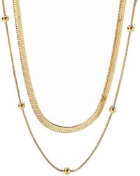 Elk & Bloom - Dainty Chain Choker - Lyst