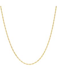 Spero London - 9Ct Solid Italian Rope Chain Necklace - Lyst