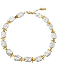 The Bulums - The Gramercy Signature Natural Baroque Pearl Necklace - Lyst