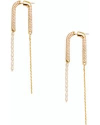 Adriana Pappas Designs - Pave Waterfall Earrings - Lyst