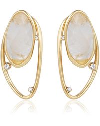 Rare Matters Jewelry - Double Style Clear Quartz Gem Earrings - Lyst
