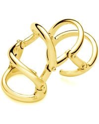 Lucy Quartermaine - Drop Armour Ring With Double Hinge - Lyst