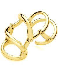 Lucy Quartermaine - Drop Armour Ring With Double Hinge - Lyst