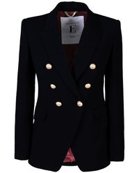 The Extreme Collection Black Crossed Blazer London