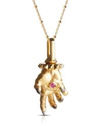 Kasun - Hand Of The Protector Pendant - Lyst