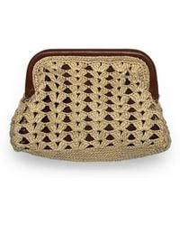 Zanatany Concepts - Neutrals Marie Clutch Bag - Lyst