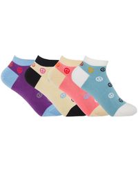 Peper Harow - Made in England - Trainer Socks Bundle – Peace - Lyst