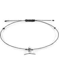 Anchor and Crew - Iron Think Ocean Mini Whale & Rope Macrame Bracelet - Lyst