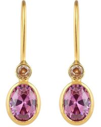 Firera Atelier - Zirconia Charm Earring - Lyst