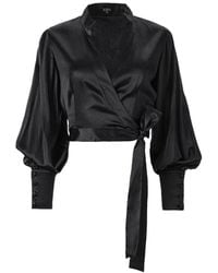 Lita Couture - Wrap Around Blouse - Lyst