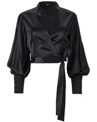 Lita Couture - Wrap Around Blouse In - Lyst
