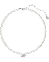 Cloud Haven - Faux-Pearl Logo Pendant Necklace - Lyst