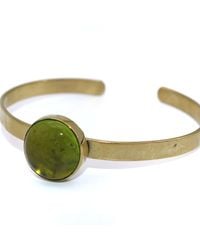 Lala Salama - Open Lime Glass Bangle - Lyst