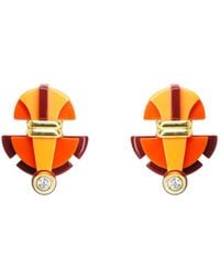 Gissa Bicalho - Acrylic Handmade Earring Buriti - Lyst