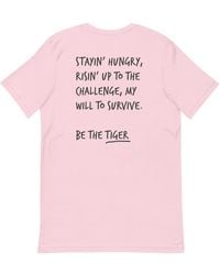 Anchor and Crew - Cotton Think Ocean Tiger Aspirations Cotton Embroidered T-Shirt - Lyst