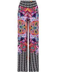Beatrice von Tresckow - Jazz Wide Stretch Flare Trousers - Lyst