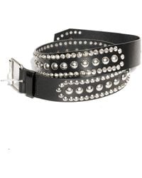 Stuart Trevor - Rockstar Dome Studded Leather Belt - Lyst