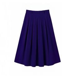 Louche - Alexia Recycled Cotton Midaxi Skirt - Lyst
