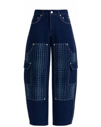 Luroq London - Graphic Panel Field Trousers - Lyst
