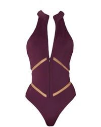 Room 24 - Maya One Piece Bordeaux - Lyst