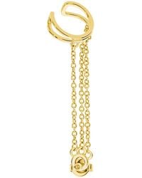 Lucy Quartermaine - Art Deco Cuff And Stud With Chain - Lyst
