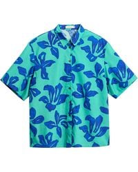 Lost Pattern - Tropical Bliss Oversized Shirt - Lyst