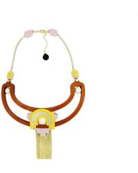 Gissa Bicalho - Handmade Acrylic Necklace Tikal - Lyst