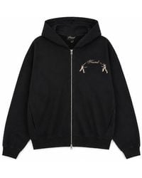 NOEND - Embroidered Zip Hoodie - Lyst