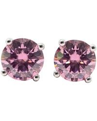 Harfi - Tourmaline Moissanite Crystal Sterling Earrings - Lyst