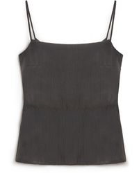 Nocturne - Slit Strap Blouse - Lyst