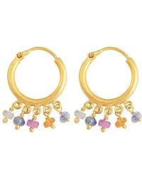 Opium Jewels - Small Hoops - Lyst