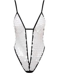 Belle -et-BonBon - Apres Sun Petunia Sequin Body - Lyst