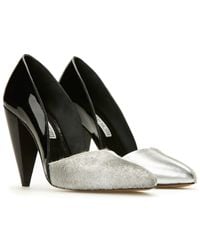 Rosamund Muir London - Romera Patent & Duo Texture Heels - Lyst