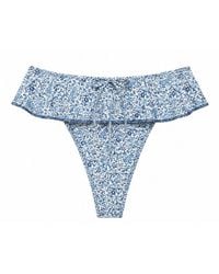 Montce - Petite Fleur Tamarindo Ruffle Bikini Bottom - Lyst