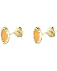 KAMARIA - Marquise Opal Stud Earrings - Lyst