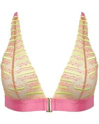 Somewhere Never - Desert Heat High Triangle Bralette - Lyst